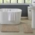 Cannon Cotton Striped Reversible Soft-Touch Bath Rug 2 piece set, alternative image