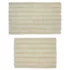 Cannon Cotton Striped Reversible Soft-Touch Bath Rug 2 piece set, Front