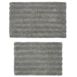 Cannon Cotton Striped Reversible Soft-Touch Bath Rug 2 piece set, Front