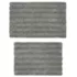 Cannon Cotton Striped Reversible Soft-Touch Bath Rug 2 piece set, alternative image