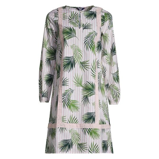 Womens Cotton Long Sleeve A-line Dresses | Lands' End