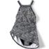 Women's Chlorine Resistant High Neck Swim Dress One Piece Swimsuit, alternative image