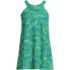 Women's Chlorine Resistant High Neck Swim Dress One Piece Swimsuit, Front