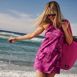 Women's Chlorine Resistant High Neck Swim Dress One Piece Swimsuit, alternative image