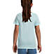 Girls Short Sleeve Curved Hem Graphic T-Shirt, Back