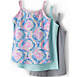 Girls Camisole Tank Top 3 Pack, Front