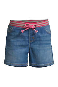 Sweatwater Boys Girl Cute Jean Elastic Waist Denim Stretch Shorts