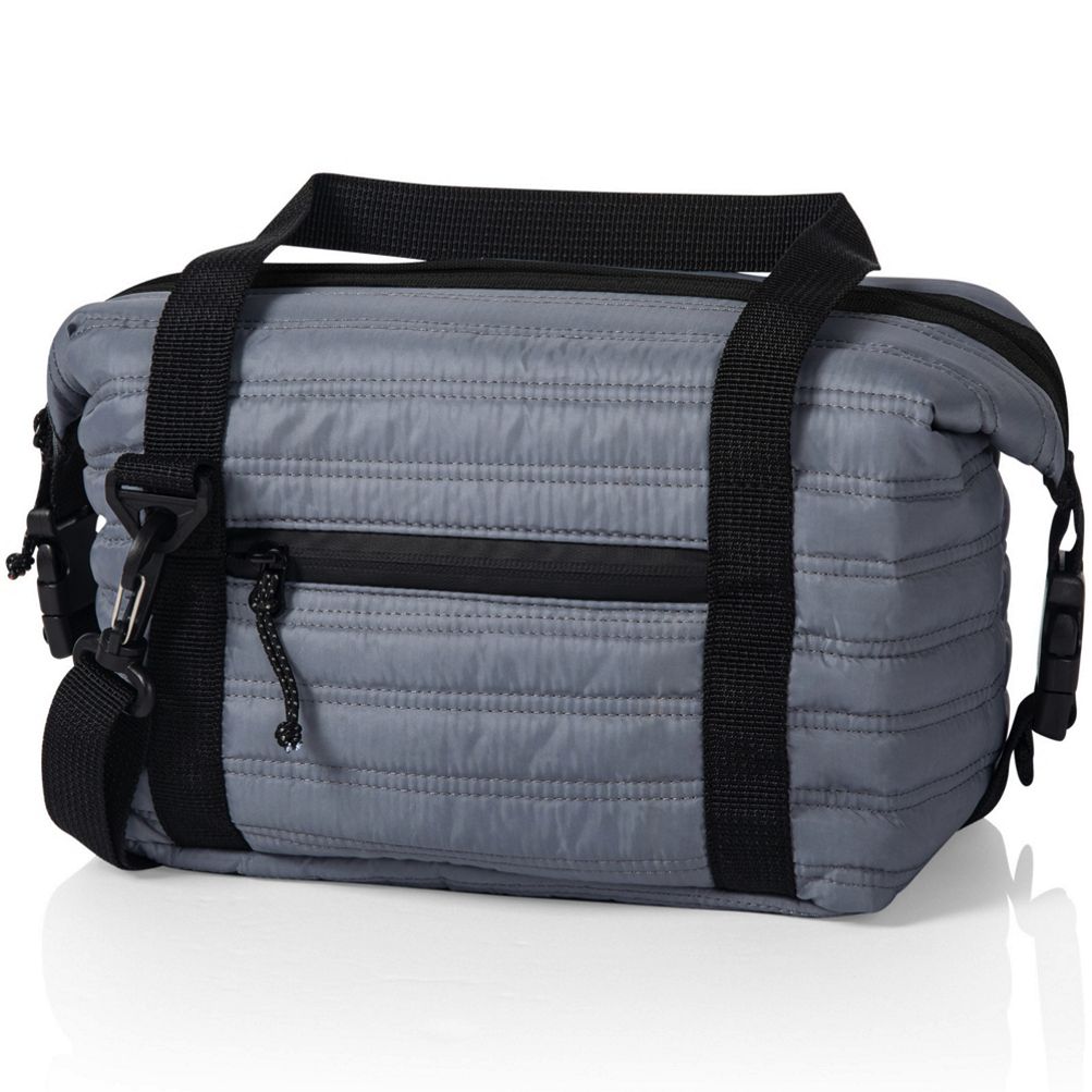 PICNIC TIME - On The Go Lunch Bag - Soft Cooler Lunch Box - Insulated Lunch  Bag, (Navy Blue)