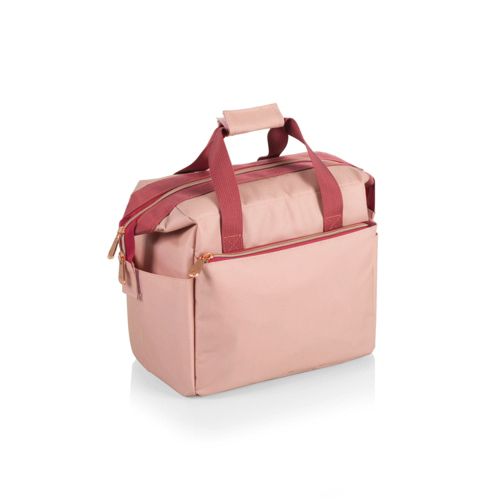 Insulated Lunch Bag Roll Top Lunch Box for Women Men, Pink