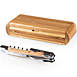 Picnic Time Elan Deluxe Corkscrew in Bamboo Box, Front