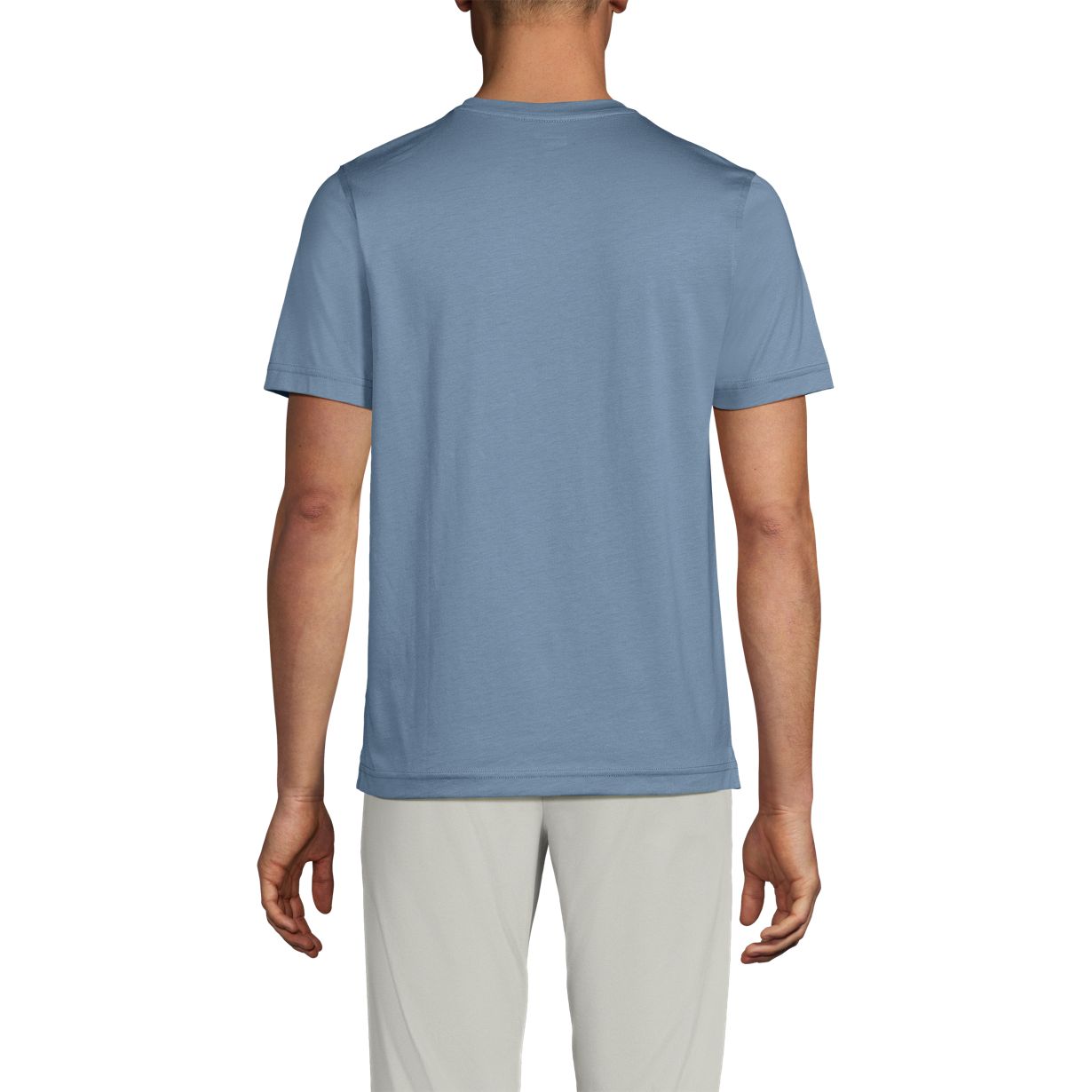 Men's Short Sleeve Cotton Supima Jersey Henley