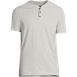 Men's Short Sleeve Cotton Supima Jersey Henley, Front