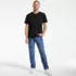 Men's Short Sleeve Cotton Supima Jersey Henley, alternative image