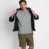 Men's Short Sleeve Cotton Supima Jersey Henley, alternative image