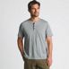 Men's Short Sleeve Cotton Supima Jersey Henley, Front