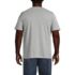 Men's Big and Tall Short Sleeve Cotton Supima Jersey Henley, Back
