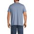 Men's Big Short Sleeve Cotton Supima Jersey Henley, Back