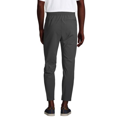 Tall Men's Slim Fit Athletic Pants: Cotton Jersey - Graphite Heather, –