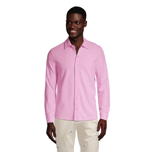  Pastel Pink Plaid Mens Dress Shirts Long Sleeve Wrinkle Free  for Women Collar with Pockets X-Small : Clothing, Shoes & Jewelry