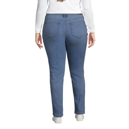 Women's Mid Rise Straight Leg Jeans - image 3
