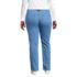 Women's Plus Size Mid Rise Straight Leg Blue Jeans, Back