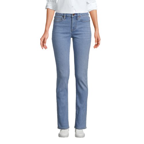 Women's Mid Rise Straight Leg Jeans - image 2