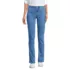 Women's Recover Mid Rise Straight Leg Blue Jeans, Front