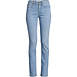 Women's Recover Mid Rise Straight Leg Blue Jeans, Front
