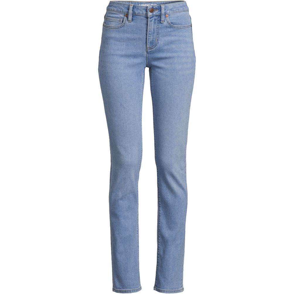 Mid-rise straight jeans - Woman