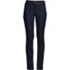 Women's Petite Recover Mid Rise Straight Leg Blue Jeans, Front