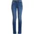 Women's Recover Mid Rise Straight Leg Blue Jeans, Front