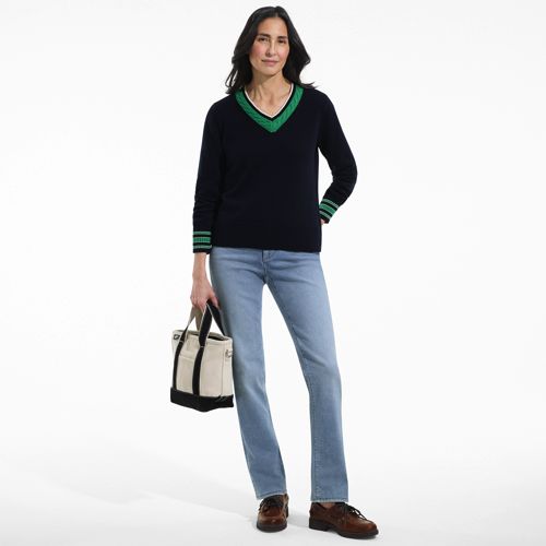 Recover Straight Leg Jeans, Mid Rise, Women, size: 8 28, petite, Blue, by Lands' End