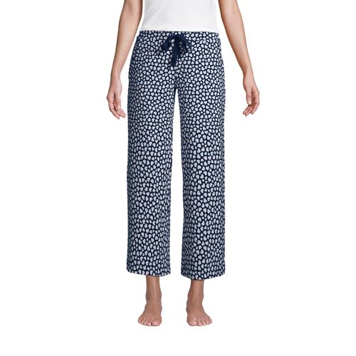 cropped pajama bottoms