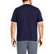 Men's Big and Tall Short Sleeve Super-T Henley, Back