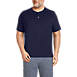 Men's Big and Tall Short Sleeve Super-T Henley, Front