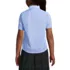 School Uniform Girls Short Sleeve Peter Pan Collar Broadcloth Shirt, Back
