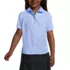 School Uniform Girls Short Sleeve Peter Pan Collar Broadcloth Shirt, Front