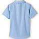 School Uniform Girls Short Sleeve Peter Pan Collar Broadcloth Shirt, Back