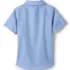 School Uniform Girls Short Sleeve Peter Pan Collar Broadcloth Shirt, Back