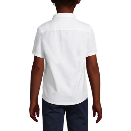 School Uniform Girls Short Sleeve Oxford Dress Shirt - image 3