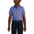 School Uniform Girls Short Sleeve Oxford Dress Shirt, Front