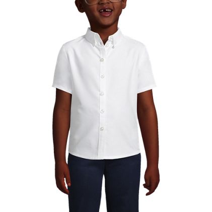 School Uniform Girls Short Sleeve Oxford Dress Shirt - image 2