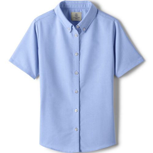 Blue short sleeve school on sale shirts