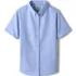 School Uniform Girls Short Sleeve Oxford Dress Shirt, Front