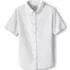 Girls Short Sleeve Oxford Dress Shirt, Front