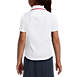 School Uniform Girls Piped Peter Pan Collar Broadcloth Shirt, Back