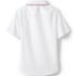 School Uniform Girls Piped Peter Pan Collar Broadcloth Shirt, Back