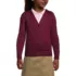 Girls Cotton Modal Button Front Cardigan Sweater, Front