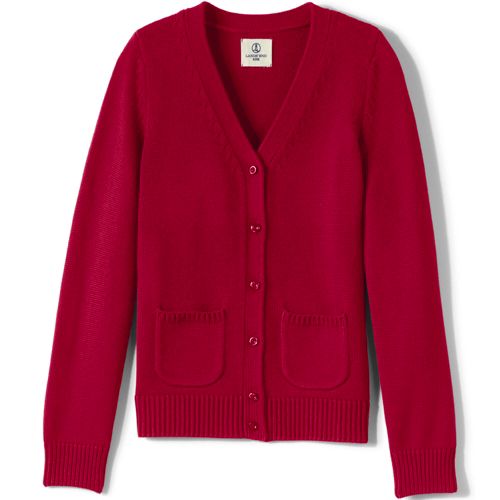 School Uniform Women's Cotton Modal Shawl Collar Cardigan Sweater