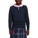 School Uniform Girls Cotton Modal Cardigan Sweater, Front